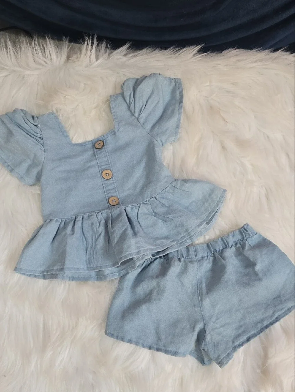 Girls Polo Top Set & Denim Set Bundle